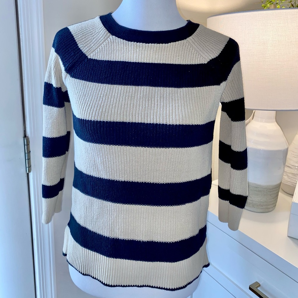 Black and Beige Stripped Sweater